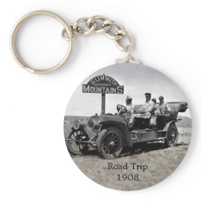 1908 Road Trip Key Chain by Clpeebles