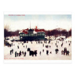 1908 Vintage Skating at Lincoln Park, Chic Post Cards