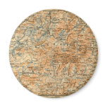 1909 Adirondacks Map from Baedeker's Travel Guide