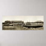 1909 Railroad Depot Douglas, AZ Yard Long Photo Print
