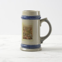 1910 Aerial View Map - Yellowstone National Park Mugs