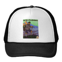 1910 Austrian Hiking Poster Hats