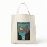 1910 Ocean Liner Poster Tote Bags