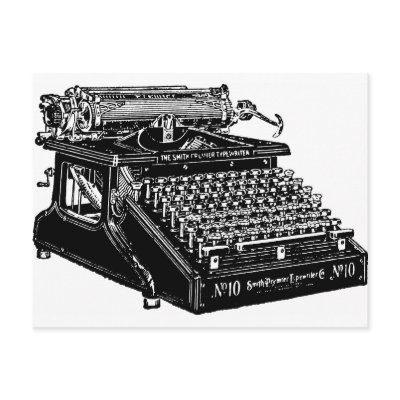 1910 Typewriter Postcards by tnmpastperfect
