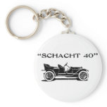 1911 Schacht Auto Advertisement Keychain
