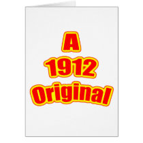 1912 Original Red Greeting Card