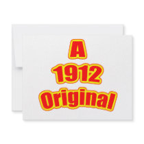 1912 Original Red Invites