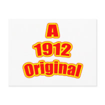 1912 Original Red Postcard
