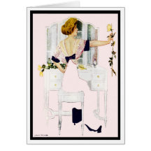 1912!! "ROMANCE & ROSES" FADE-AWAY COLES PHILLIPS CARD