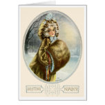 1912!! "THE ROMANCE OF WINTER" SKATING NUMBER CARD