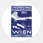 1912 Vienna Air Show Poster Sticker