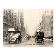 1913 Fifth Avenue New York vintage photo Post Cards