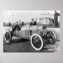 1913 Race Car Poster