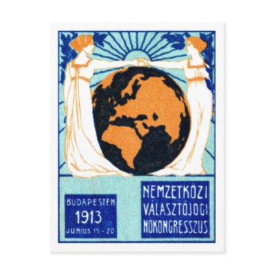 1913 Womans Right to Vote Post Card by historicimage
