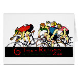 1914 Bicycle Race Poster Greeting Cards