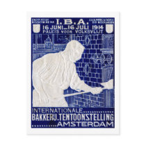 1914 Dutch Baking Expo Poster Post Cards