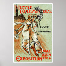 1914 Expo for The Modern Woman Print