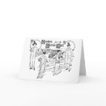 1914 Fashion for Motor Girls Greeting Card