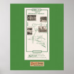 1914 Map, Arrowhead, San Bernardino, Pinecrest Poster