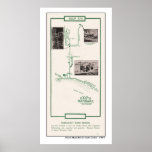 1914 Map, City of Santa Barbara Poster