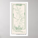 1914 Map of Yosemite Valley posters