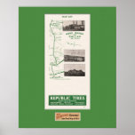 1914 Map, Orr's Ranch and Callao Posters