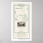 1914 Map, San Francisco to Oakland posters