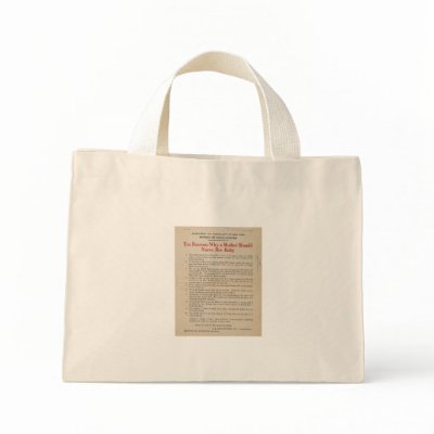 1914 NYC Breastfeeding Advocacy PSA Tote Bag by zillabaubles