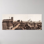 1914 Skyline, Birmingham, AL Yard Long Photo Posters