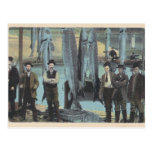1914 Sturgeon Postcard - Sturgeon Catch