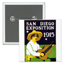 1915 San Diego Exposition Pinback Button