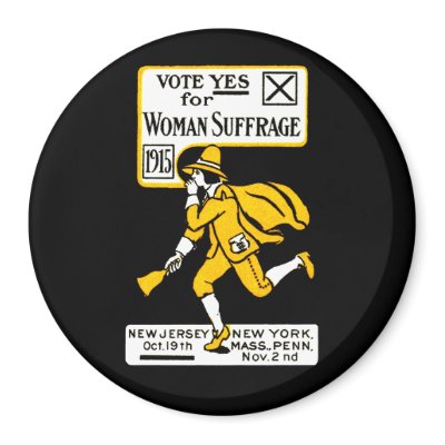 1915 Yes! Womens Suffrage Poster Fridge Magnet by historicimage