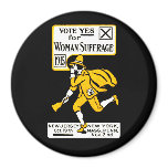 1915 Yes! Womens Suffrage Poster magnets