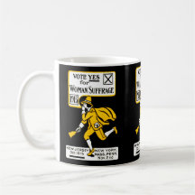 1915 Yes! Womens Suffrage Poster Mug