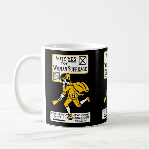 1915 Yes! Womens Suffrage Poster Mug