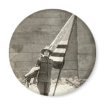 1917 Patriotic Beauty Fridge Magnet