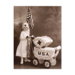 1917 Patriotic Nurse Post Card