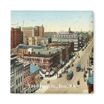 1917 State St., Erie, PA Refrigerator Magnet by markomundo