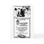 1919 Easter candy newspaper ad Card