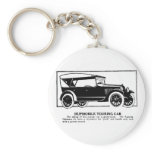 1919 Hupmobile Touring Car Advertisement Keychain