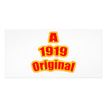 1919 Original Red Custom Photo Card