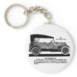 1919 REO Touring Car advertisement Keychain