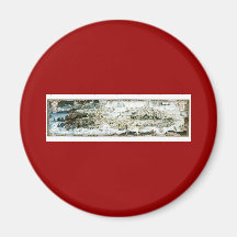 1920 Classic Fairyland Imaginary Map Fridge Magnet