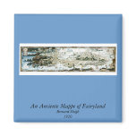 1920 Classic Fairyland Imaginary Map Magnets