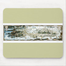 1920 Classic Fairyland Imaginary Map Mousemat