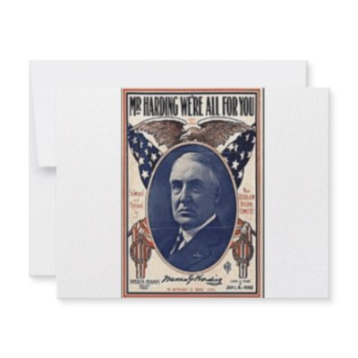 1920 Harding Custom Invitations by JustProducts