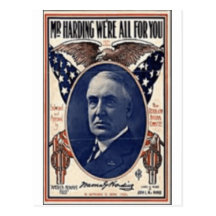 1920 Harding Postcards