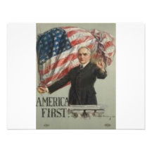 1920 Presidential Campaign Personalized Announcement