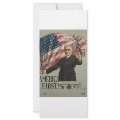1920 Presidential Campaign Rack Card Template by JustProducts