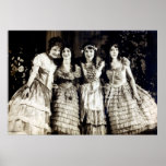 1920 Smiling Girlfriends Print
